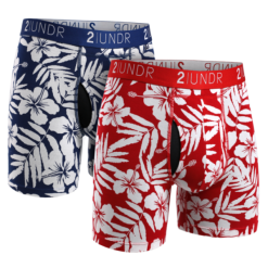 Cheap CLUBS Store 37 2UNDR 2 Pack - Swing Shift Boxer Brief Aloha/Mahalo