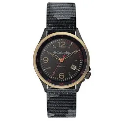 Columbia Watch - Canyon Ridge - Black 3-Hand Date Black Camo Nylon