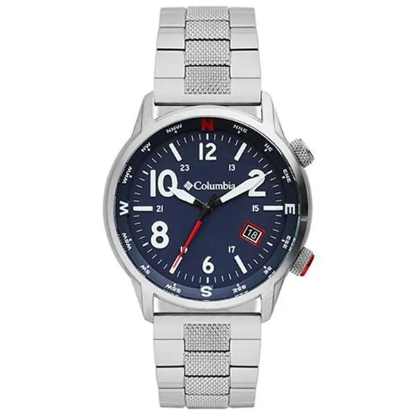 Columbia Watch - Outbacker - Navy 3-Hand Date Stainless Steel Bracelet 3 Columbia Watch - Outbacker - Navy 3-Hand Date Stainless Steel Bracelet