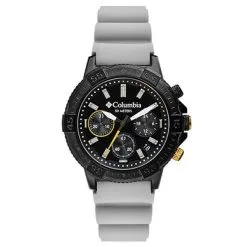 Columbia Watch - Peak Patrol - Black Chronograph Day Date Gray Silicone