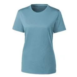 Cutter & Buck Custom Logo Clique Spin Jersey T Shirt - Womens