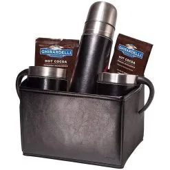 Primeline Custom Logo Empire Thermal Bottle & Cups Ghirardelli Cocoa Set