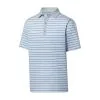 Footjoy Acccented Stripe Lisle Self Collar Polo - Mens -Cheap CLUBS Store Footjoy Acccented Stripe Lisle Self Collar Polo Mens Polo