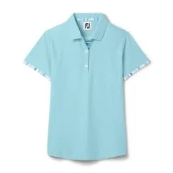 Footjoy Short Sleeve Watercolour Trim Polo - Womens