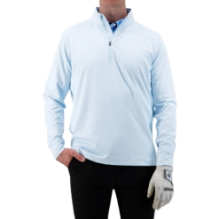 Full Wedge Golf - Icey Blue Q-Zip - Mens