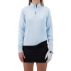 Full Wedge Golf - Icey Blue Q-Zip - Womens -Cheap CLUBS Store Full Wedge Golf Icey Blue Q Zip Womens Pullover
