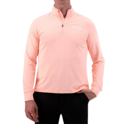 Full Wedge Golf - Peach Q-Zip - Mens