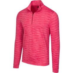 Greg Norman Heathered 1/4 Zip Pullover - Mens