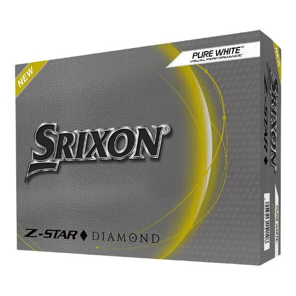 Srixon Z-Star Diamond 2 Golf Balls - Pure White - 6 Dozen Pack 3 Srixon Z-Star Diamond 2 Golf Balls - Pure White - 6 Dozen Pack