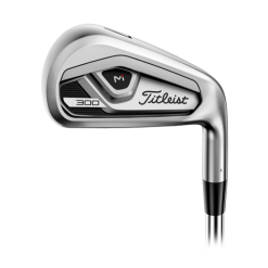 Titleist T300ii Iron Set - Steel LH Regular - AMT Red R300 4-PW